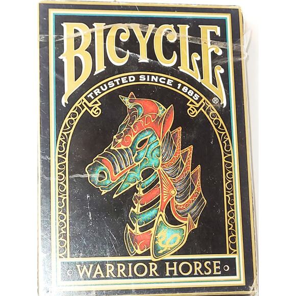 Beautiful Vintage Deck of Warrior Horse Playing Cards in Case~ Like New - Picture 5 of 5